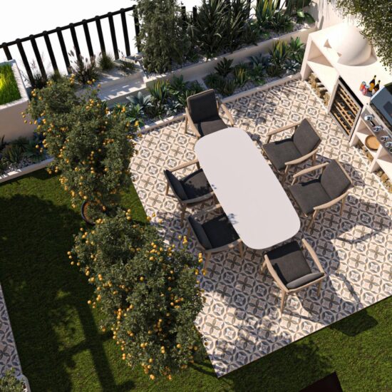la vista el patio 5 east GROUND FLOOR Garden (6)
